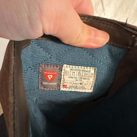 North Face insulated suede leather winter show boots - size 8.5 - Picture 6 of 6